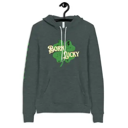 Born Lucky Unisex Hoodie - Image 5