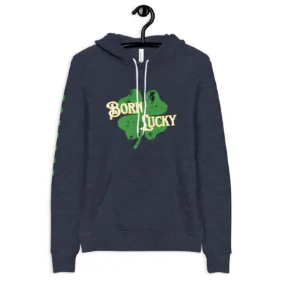 Born Lucky Unisex Hoodie - Image 3