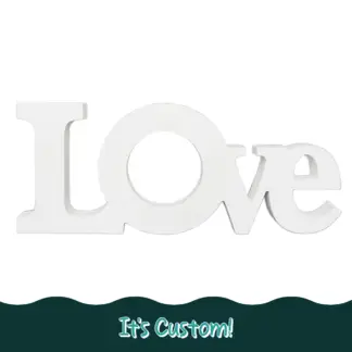 Love Wood Photo Block