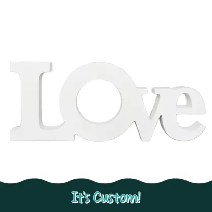 Love Wood Photo Block