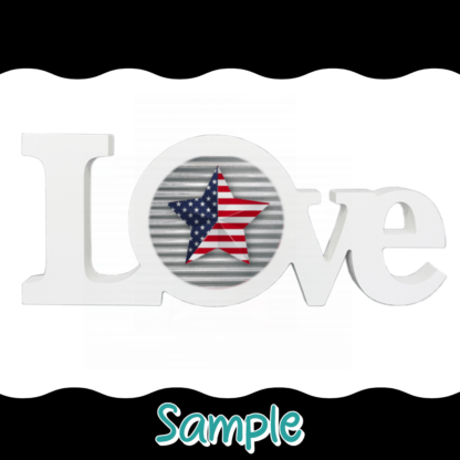 Love Wood Photo Block - Image 2