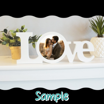 Love Wood Photo Block - Image 4