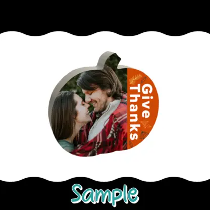 Pumpkin Wood Photo Block - Image 2