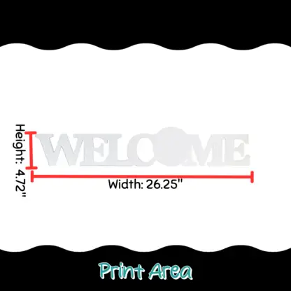 Welcome Wood Photo Block - Image 4